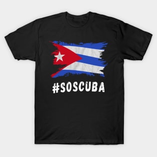 Cuba Libre Freedom Vintage SOSCuba T-Shirt